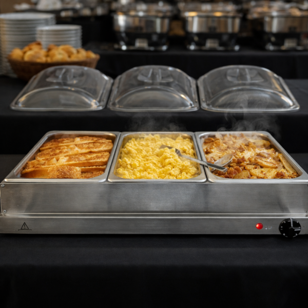 Електрически нагревател за бюфет 2 в 1 - винаги топла храна