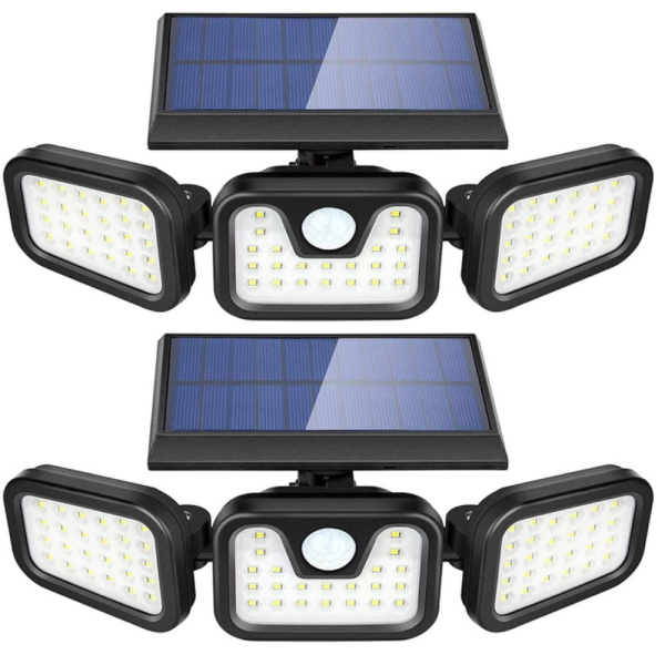 Соларна лампа със сензор за движение FL1725A - широкоъгълна и водоустойчива