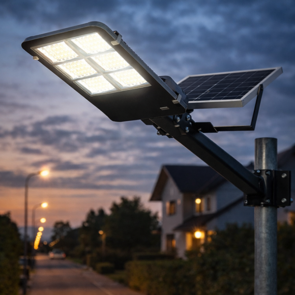 Соларна улична лампа Lylu 2400W с отделен панел и дистанционно управление 1