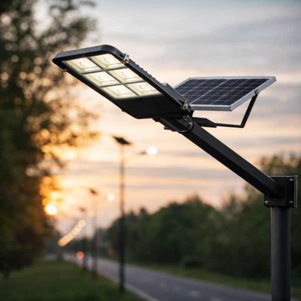 Соларна улична лампа Lylu 2400W с отделен панел и дистанционно управление