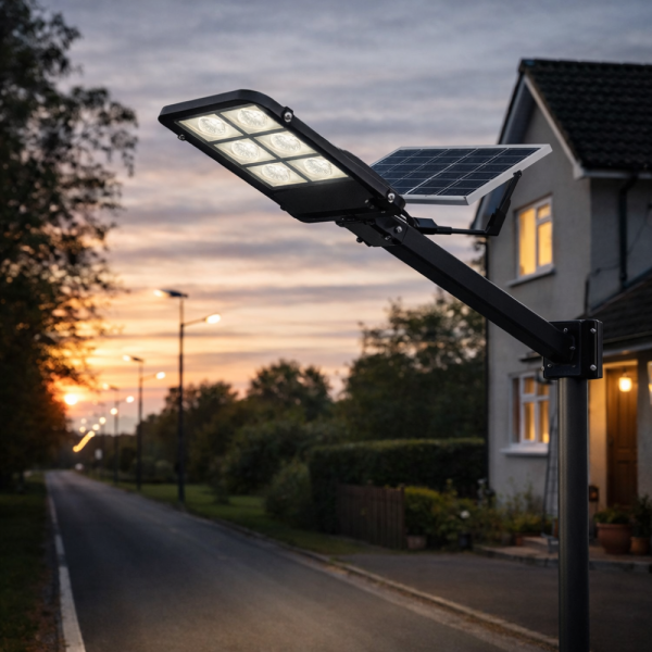 Соларна улична лампа Lylu 2400W с отделен панел и дистанционно управление