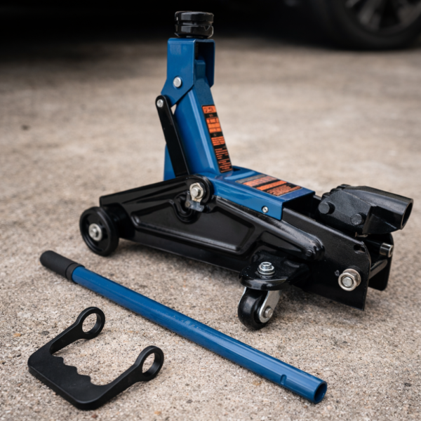 Хидравличен крик крокодил 3 тона - мобилен с колела 5