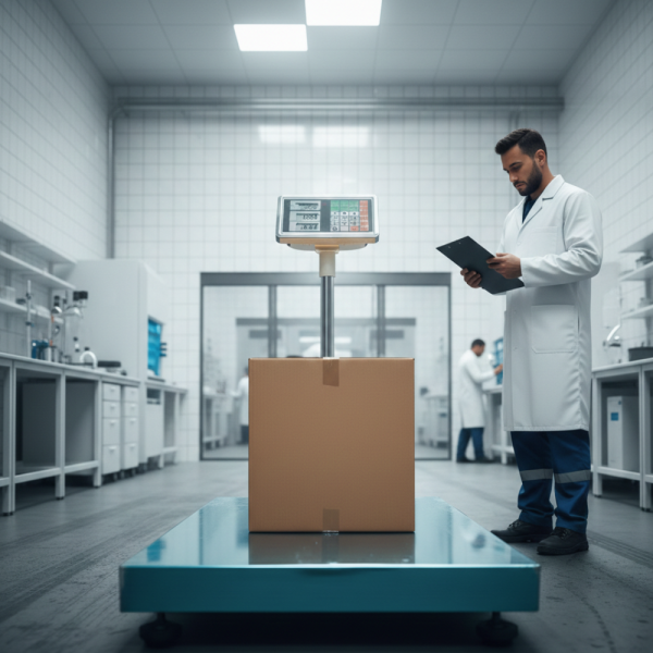 Електронен кантар с платформа до 1000 кг 4