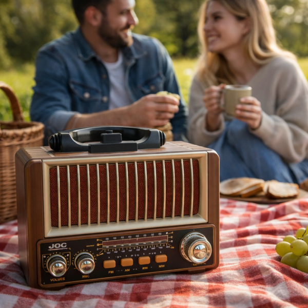 Ретро радио JOC TG-2502T-S - класически стил и мощен звук