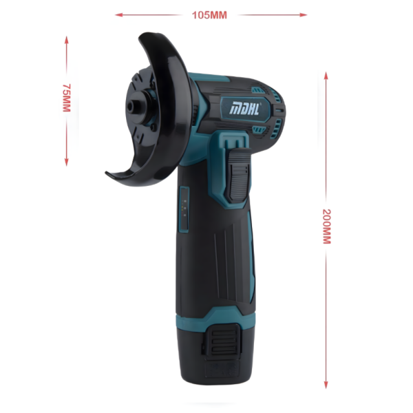 Безчетков ъглошлайф 12V - прецизно рязане и шлайфане 15