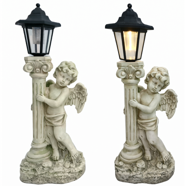 Соларна лампа ангел - елегантна декорация за всеки двор