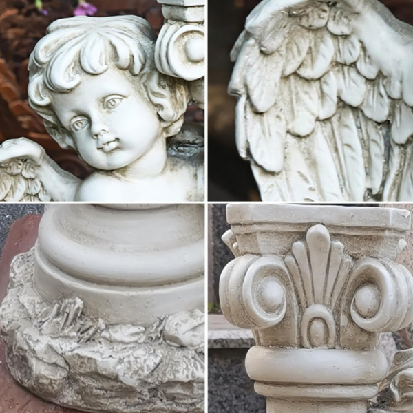 Соларна лампа ангел - елегантна декорация за всеки двор 8