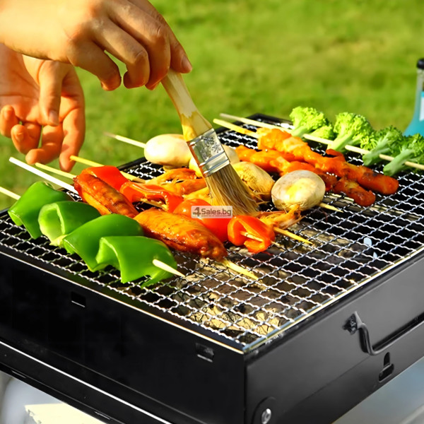 Градинска преносима скара, подходяща за къмпинг, пикник и терасата 2