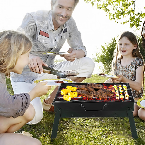 Градинска преносима скара, подходяща за къмпинг, пикник и терасата