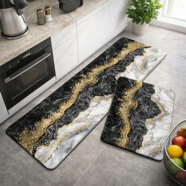 Комплект водоустойчиви постелки за кухня, различни цветове SD288