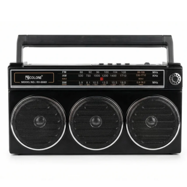 Портативно ретро радио - 3 лентов приемник GOLON RX-666D 8