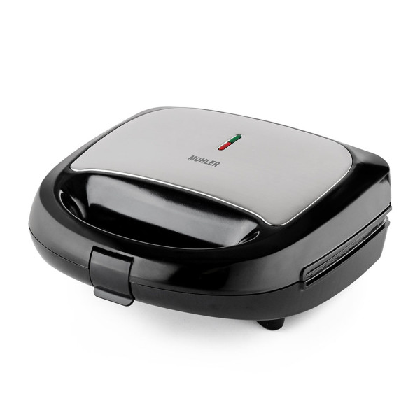 Уред за сандвичи и гофрети 2в1 Muhler MH-899D, грил плочa/ белгийска гофрета 9