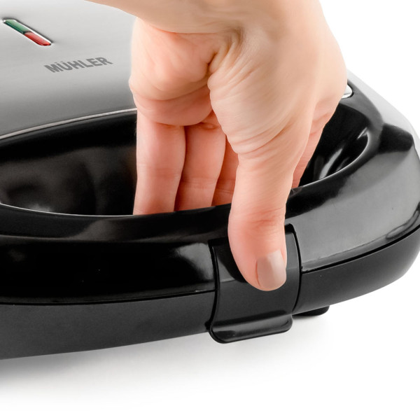 Уред за сандвичи и гофрети 2в1 Muhler MH-899D, грил плочa/ белгийска гофрета 13