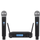 Комплект 2 броя безжични микрофони и UHF приемник с дисплей GLXD4 6