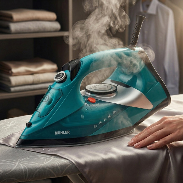 Парна ютия Muhler SI-2730C, 2600W, керамично покритие