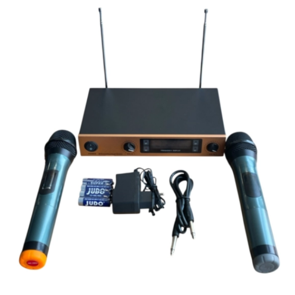 Безжични микрофони и станция SH-588D – Идеални за забави и професионални изпълнения 7