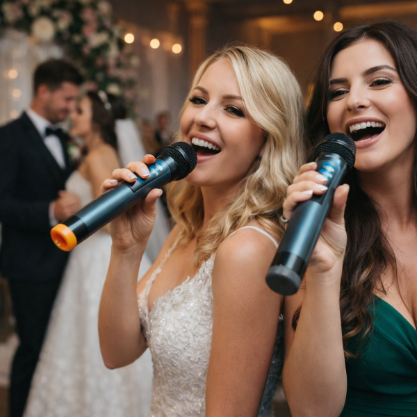 Безжични микрофони и станция SH-588D – Идеални за забави и професионални изпълнения