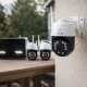 Комплект 4 камери HD с дисплей - интелигентно засичане на движение и сигурност 2