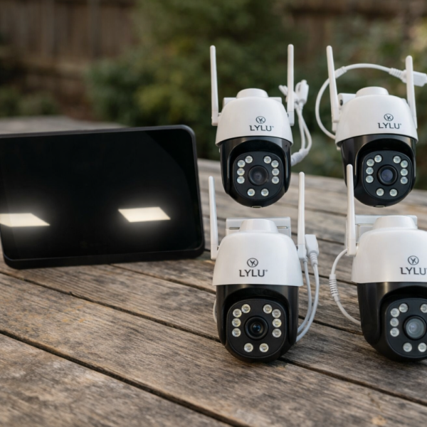 Комплект 4 камери HD с дисплей - интелигентно засичане на движение и сигурност 4