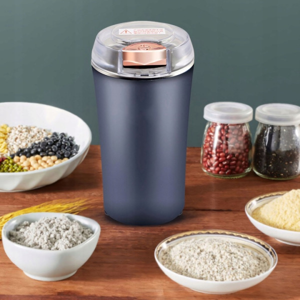 Електрическа Мелачка 3-в-1: За кафе, ядки и подправки, 300W, Неръждаема стомана