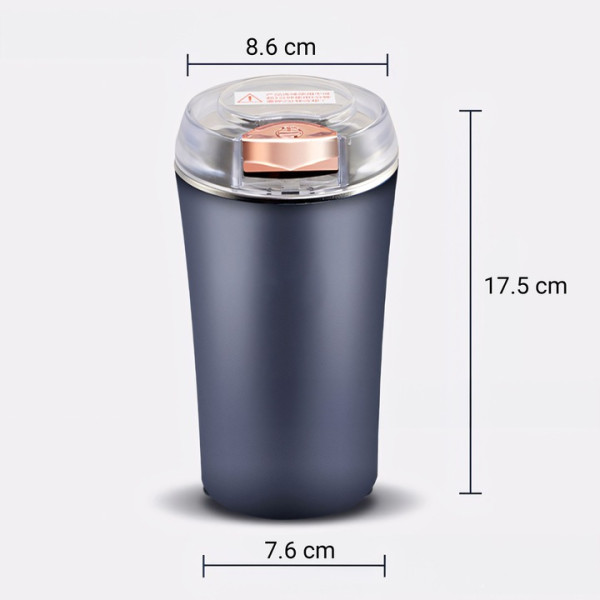 Електрическа Мелачка 3-в-1: За кафе, ядки и подправки, 300W, Неръждаема стомана