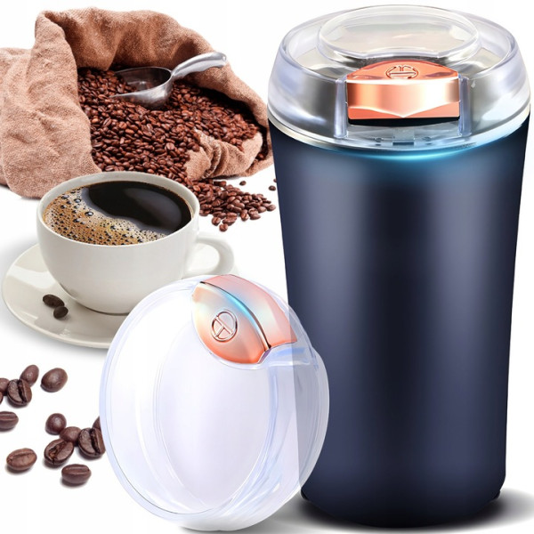 Електрическа Мелачка 3-в-1: За кафе, ядки и подправки, 300W, Неръждаема стомана