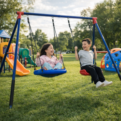 Комплект от 2 метални люлки FunZone - безкрайно забавление на двора