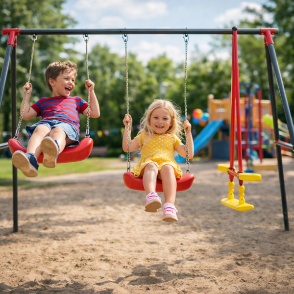 Комплект от 2 люлки и балансираща везна - рецепта за часове забавление