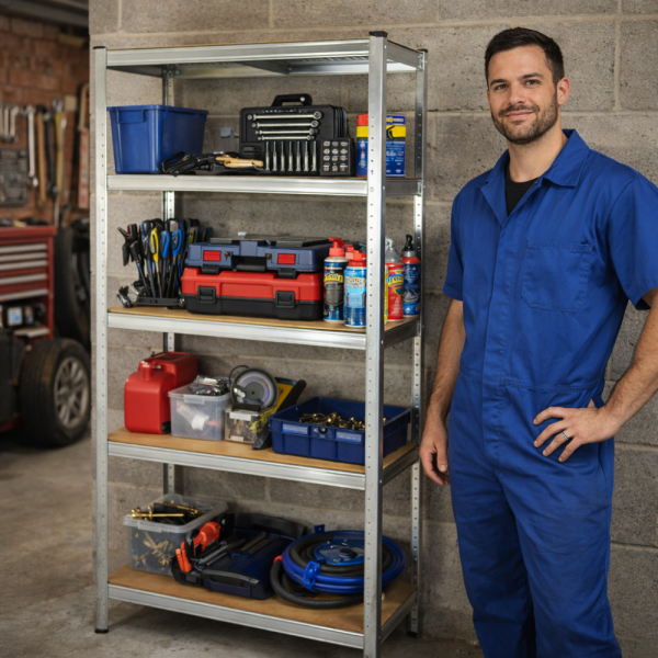 Практичен рафт на 5 нива с товаропиносимост до 175кг - лесен монтаж и стабилност 4