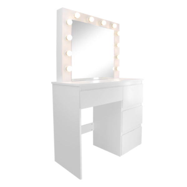 Тоалетка с голямо Led огледало - перфектна за всеки интериор