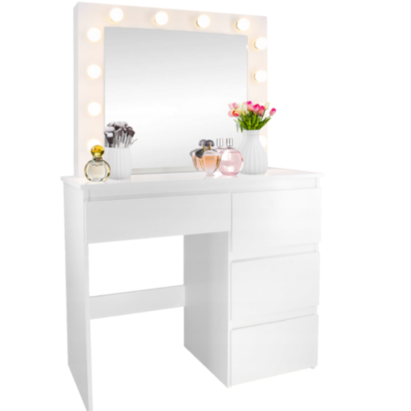 Тоалетка с голямо Led огледало - перфектна за всеки интериор 9