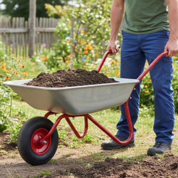 Градинска количка с товаропоносимост 100 кг - голям капацитет и стабилна основа