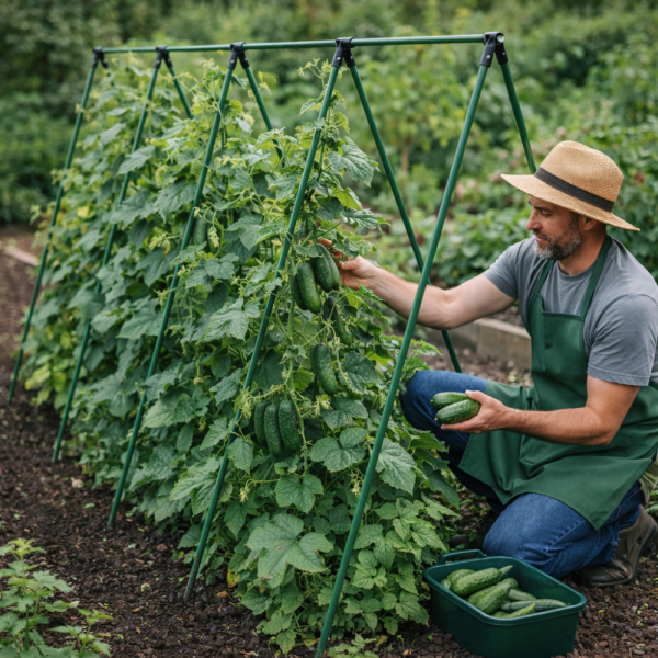 Градинска рамка тип пергола - издръжлива и устойчива - 4 броя 3