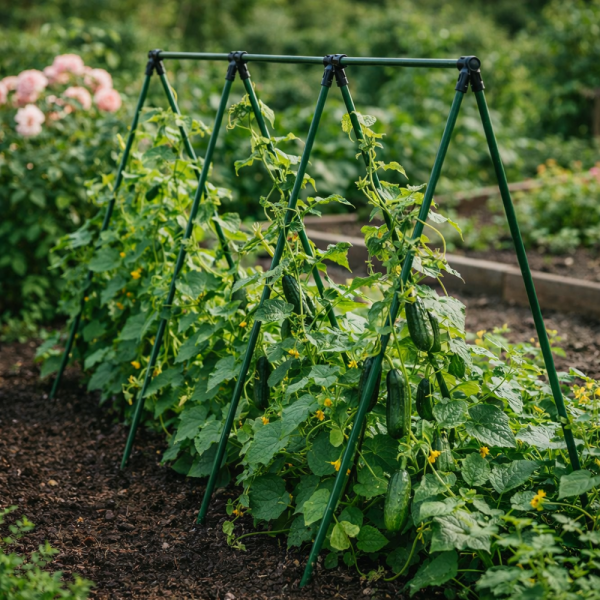 Градинска рамка тип пергола - издръжлива и устойчива - 4 броя 5