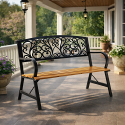 Елегантна градинска пейка GARDEN LINE – здрава болтова конструкция