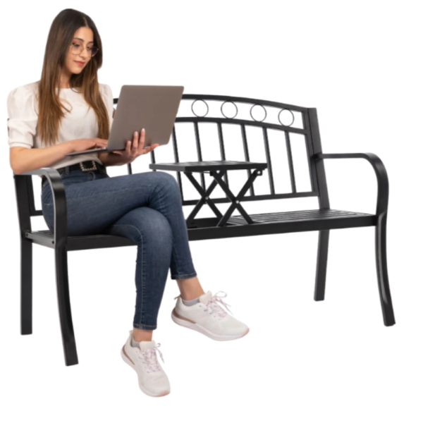 Градинска пейка 2 в 1 с разтегателна маса - удобство и функционалност