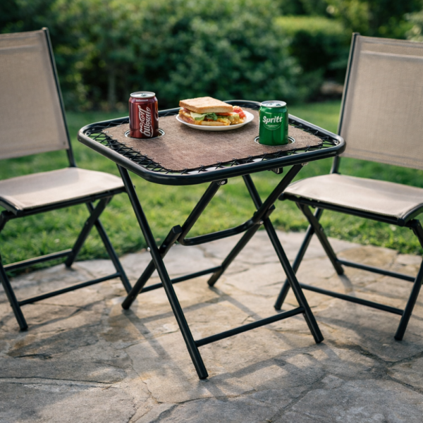 Сгъваема маса - елегантна, функционална и идеална за градина, барбекю или къмпинг