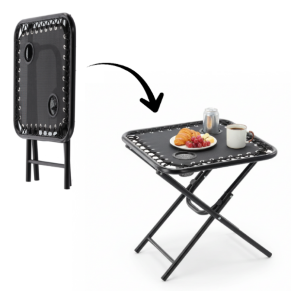 Сгъваема маса - елегантна, функционална и идеална за градина, барбекю или къмпинг