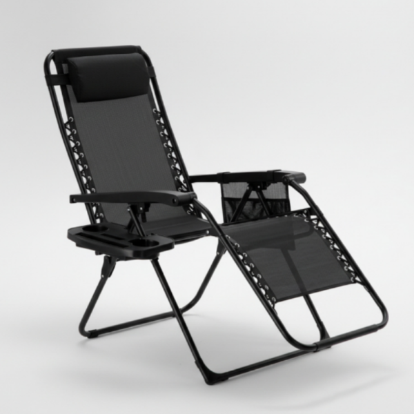 Сгъваем градински шезлонг Zero Gravity - ефект на нулева гравитация за максимален релакс 12