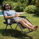 Сгъваем градински шезлонг Zero Gravity - ефект на нулева гравитация за максимален релакс 3