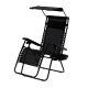 Сгъваем градински шезлонг с поставка, джоб, възглавница и сенник - комфорт, функционалност и слънцезащита 6