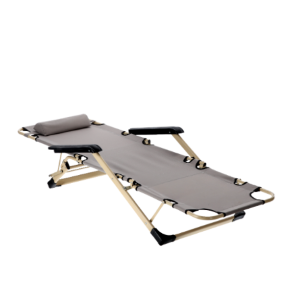 Сгъваем шезлонг с голяма възглавница - стилен, практичен и удобен