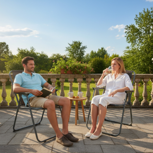 Сгъваем градински стол - стилен, лек и удобен