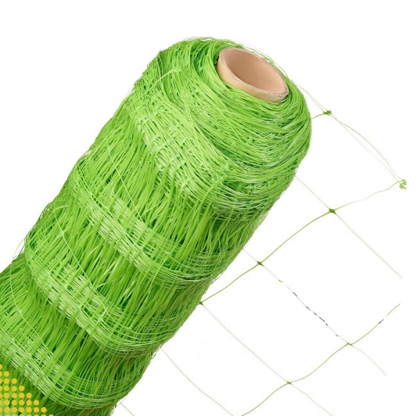 Здрава опорна градинска мрежа за фасул, домати и краставици – 1.5х10м, устойчива на UV и опън