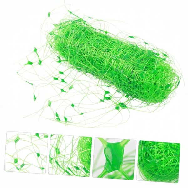 Здрава опорна градинска мрежа за фасул, домати и краставици – 1.5х10м, устойчива на UV и опън 12