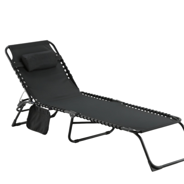 Сгъваем градински шезлонг - легло с джоб - пълен релакс и комфорт 14