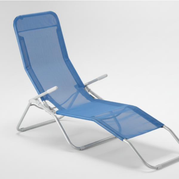 Градински шезлонг с поставка за крака - модерен и удобен за релакс 7