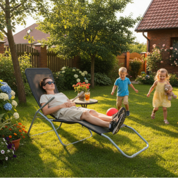 Градински шезлонг - перфектна комбинация от елегантност и практичност