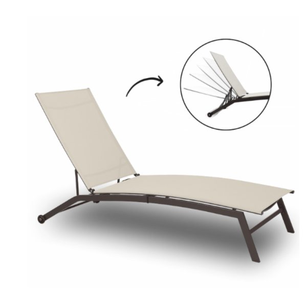 Шезлонг с регулируема облегалка - стил и гарантиран комфорт
