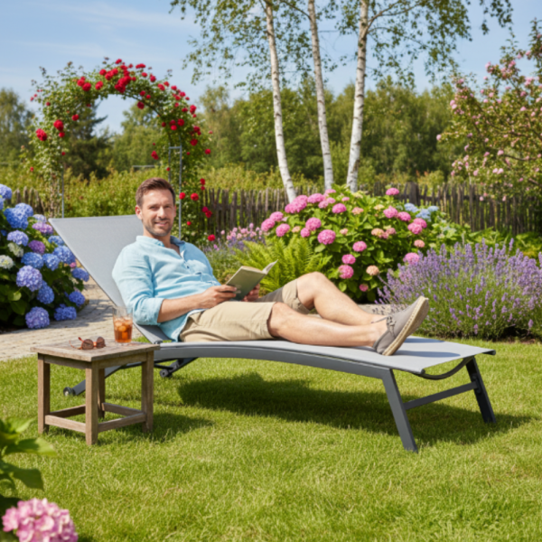 Шезлонг с регулируема облегалка - стил и гарантиран комфорт 8